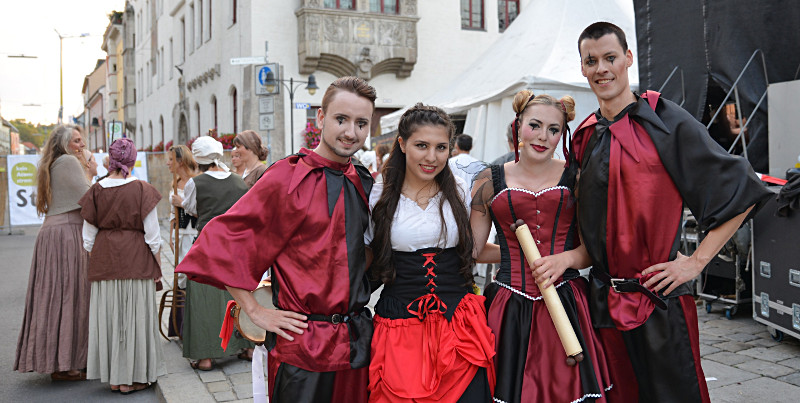 Mittelaltermarkt auf dem Marienplatz